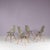 Dining Chairs in Sea Foam Green Fiberglass by Charles & Ray Eames for Herman Miller, USA, 1960s, Set of 4 For Sale - Image 3 of 14