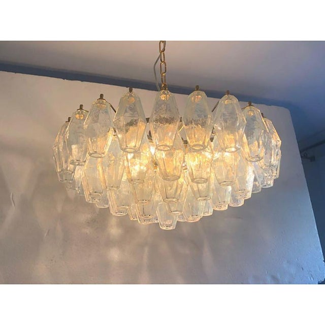 Barovier Murano Glass Sputnik Chandelier from Poliedro Mazzega Zuccheri Venini For Sale - Image 4 of 13
