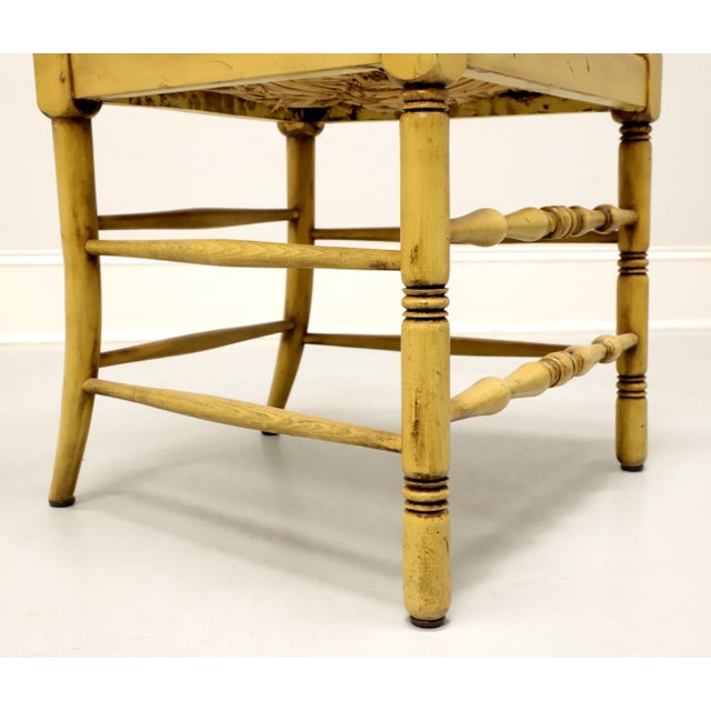 Cape Ann Chairs Maple Ladder Back Dining Armchairs With Rush Seats - Pair For Sale - Image 10 of 12