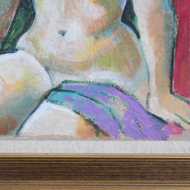 Portrait IV, Late 20th Century, Oil on Canvas For Sale - Image 12 of 15