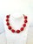 Sherpa Coral and Silver Beaded Necklace. Sherpa coral beads from Nepal. Designed by Matthew Izzo