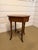Brown 19th Century Faux Bamboo Sewing Table For Sale - Image 8 of 11