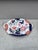 English ironstone platter circa 1890. Chinoiserie or Imari style, decorated with flowers.
