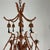 1960s Whimsical Chinoiserie Faux Bamboo Monkey Chandelier With Black Teardrop Accents For Sale - Image 9 of 16