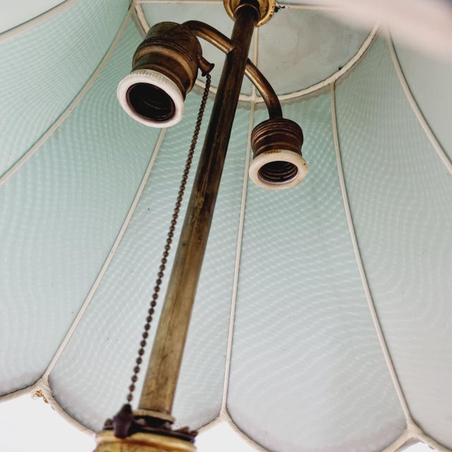 Historicism Bronze Table Lamp with Gilded Decoration, 19th Century For Sale - Image 18 of 18