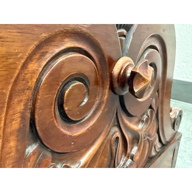 Canterbury Mahogany Magazine Rack, 19th Century For Sale - Image 9 of 12