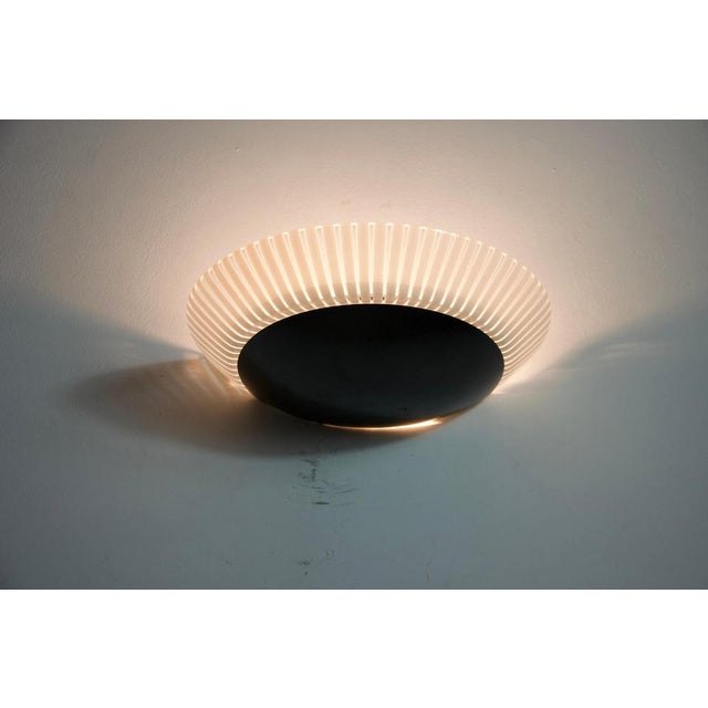 Metal and Glass Wall Lamps, 1980s, Italy, Set of 2 For Sale - Image 3 of 12