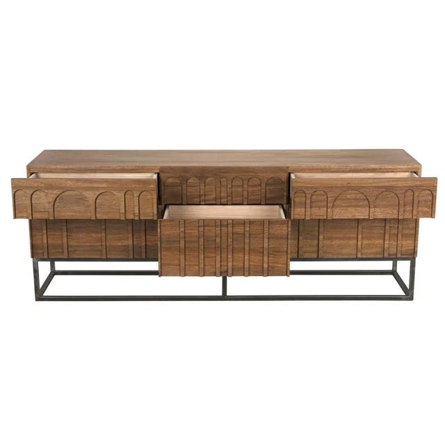Noir Casanova Sideboard, Dark Walnut For Sale - Image 4 of 5