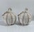 Transitional Pair of 1980s Mikasa Pumpkin Bowls, White Country Side Harvest” White Lidded Bowls For Sale - Image 3 of 9