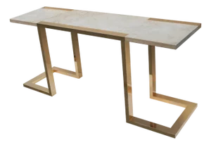1970s Modernist Console Table by Alfredo Freda