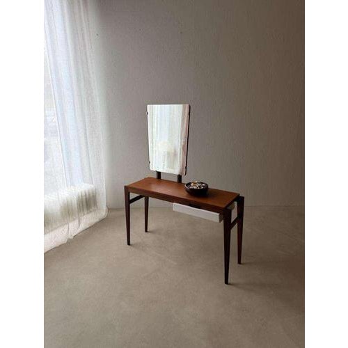 Vintage Dressing Table in Mahogany and Teak, 1960s For Sale - Image 13 of 13