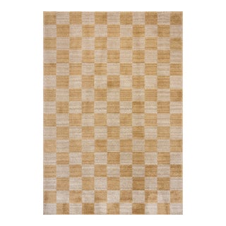Chris Loves Julia x Loloi Calvin Apricot / Ivory 2'-7" x 7'-6" Runner Rug For Sale