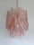Murano Murano Glass "Spider" Sputnik Chandelier in Pink and White For Sale - Image 4 of 8