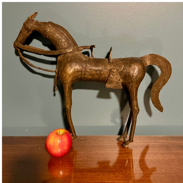 18th Century Bronze Asian Indian Horse Sculpture For Sale In Cincinnati - Image 6 of 6