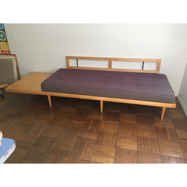 MidCentury Modern Sofa With BuiltIn Side Table Chairish