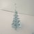 Vintage Crystal Clear Glass Christmas Trees - A Pair For Sale - Image 11 of 12