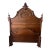 Late 19th Century Renaissance Revival Double Bed For Sale