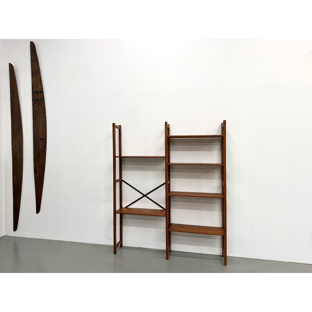 Modernist Bookcase in Pine, 1950s For Sale - Image 6 of 18