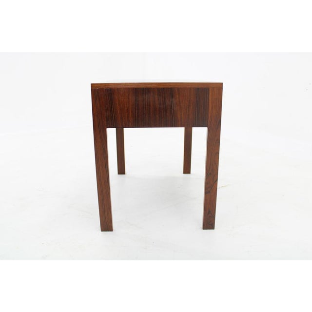 Brown Rosewood Cabinet and Folding Tables by Illum Wikkelsø attributed to Silkeborg, Denmark, 1960s, Set of 4 For Sale - Image 8 of 18