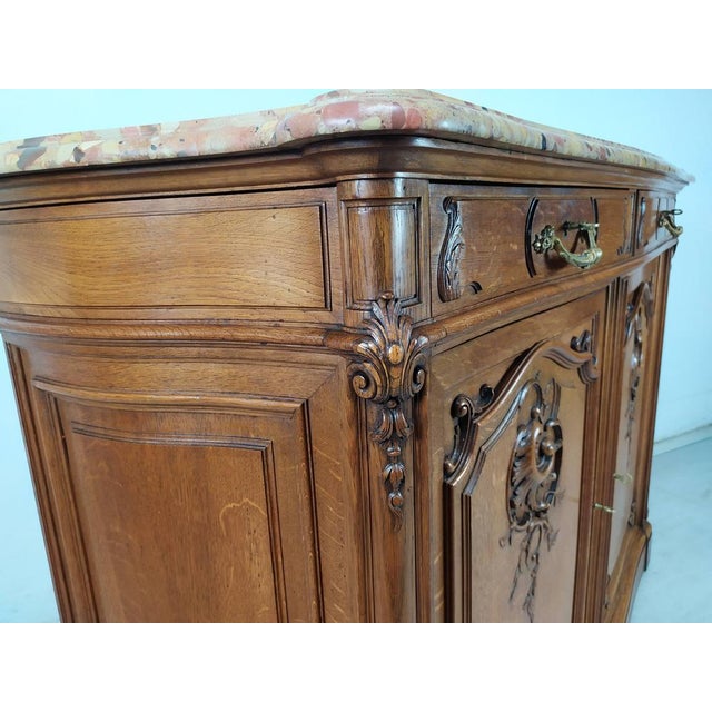 Louis XV Buffet by Mercier Chêne, 1890s For Sale - Image 12 of 18