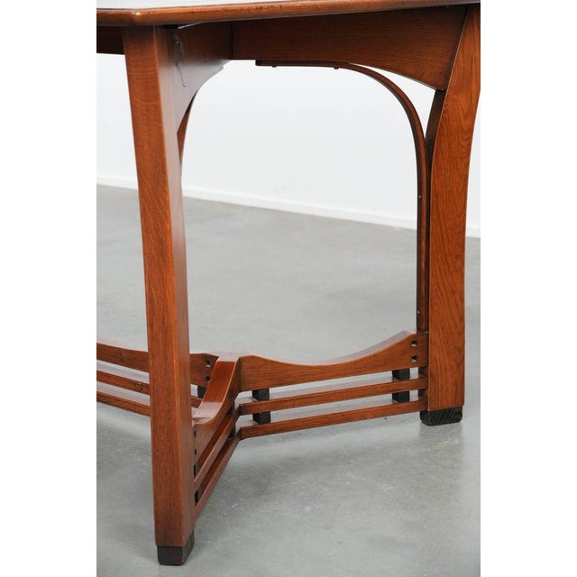Art Nouveau Jugendstil Dining Table from Schuitema For Sale - Image 15 of 16