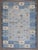 Vintage Zabihi Collection Abstract Blue Swedish Kilim - 4'10" x 6' For Sale In New York - Image 6 of 12