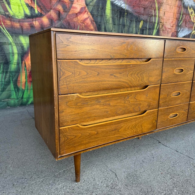 Unique Mid Century Modern Wood Dresser For Sale In Cleveland - Image 6 of 12