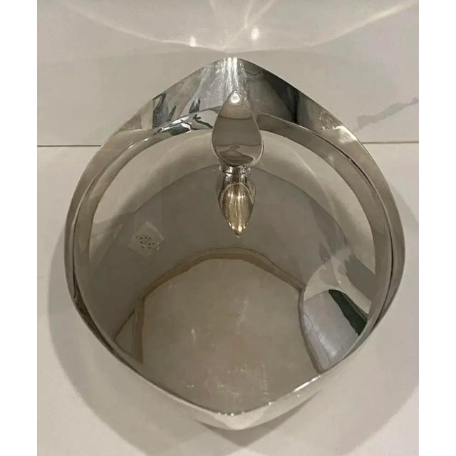 Gorham by Maestri Silver Plate Diamond Serving Bowl Covered Dish For Sale In Los Angeles - Image 6 of 7