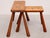 Set of two brutalist alpine solid wooden stools, sober design with a good stability. Can be used as a set of stools by a...