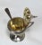 Gorham Silver Co. 1872 Gorham American Aesthetic Victorian Era Solid Sterling Silver Mustard Pot & Spoon For Sale - Image 4 of 13