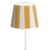 Zafferano Ceramic Yellow Striped Shade for Poldina Lido Lamp For Sale