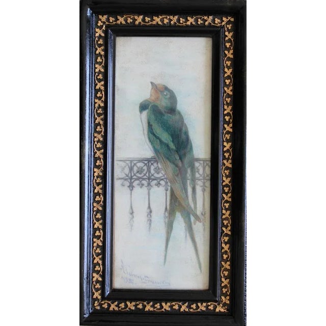 Martin 1936. Paper, pastel. 27.5x11.5 cm This piece is attributed to the mentioned designer/maker. It has no attribution...