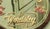 Hand painted oval mirror advertising “webbs seeds “ a very pretty piece, as to the exact age of the painting we cannot be...