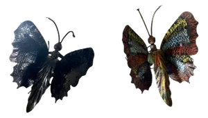 Modernist Butterfly Appliques, Set of 2