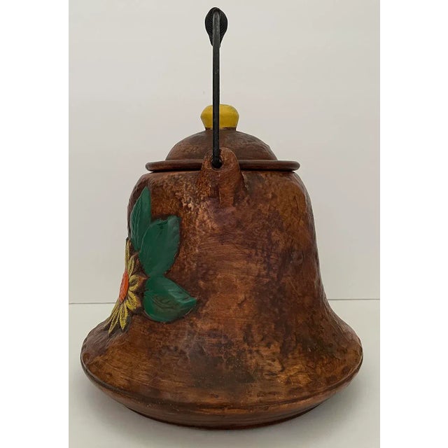 1950's Tea Pot Shaped Cookie Jar For Sale - Image 4 of 8