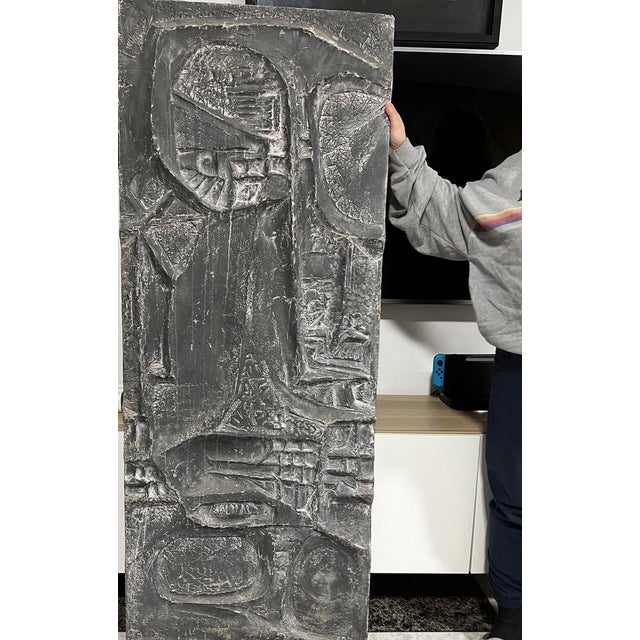 1960s Brutalist Abstract Mold & 2 Sculptures, 1960s, Fiberglass, Set of 3 For Sale - Image 5 of 11