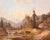 Hermann Dieste, Alpine Landscape, 1980s, Oil Painting on Wood, Framed For Sale