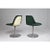 Metal Robin Day Swivel Chairs in Green Upholstery and Aluminum, 1960s For Sale - Image 7 of 11