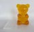 Amber Custom-Made Acrylic Teddy Bear Sculpture After WhisBe on Lucite Base For Sale - Image 8 of 11