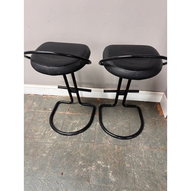 These fabulous barstools add a postmodern sculptural element to your kitchen island or bar. Heavily influenced by the...