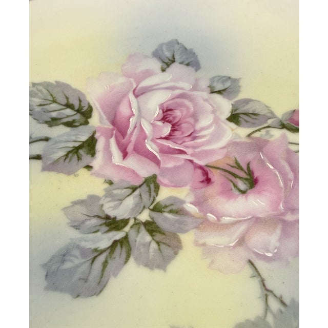 Hand-Painted Made in Prussia, Austria, Japan Floral Porcelain Plate Mixed Collection For Sale - Image 10 of 15