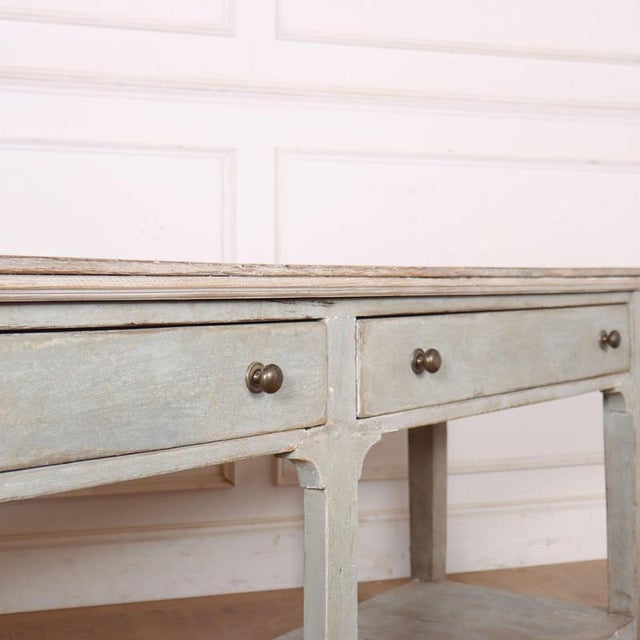 English Painted Potboard Dresser Base For Sale - Image 11 of 12