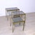 Nesting Coffee Tables in Glass and Brass, Italy, 1970s, Set of 3 For Sale - Image 12 of 18