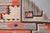 Contemporary Navajo Design Kilim Geometric Salmon Gray Low Pile Handwoven Wool Rug - 4’8” X 6’2” For Sale - Image 10 of 10