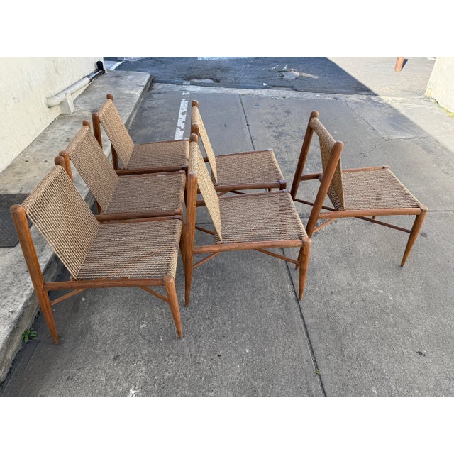 Wood Brownstone Furniture Montauk Dining Chairs, Set of Six For Sale - Image 7 of 12