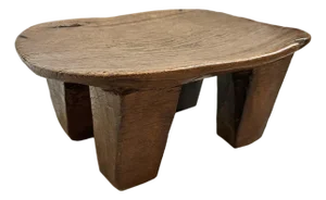 Vintage Lobi Wood Stool
