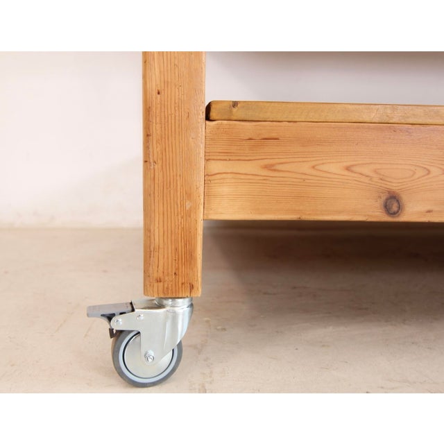 Large Vintage Worktable, 1930s For Sale - Image 17 of 18