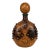 Vintage Italian Tooled Leather Wrapped Cognac Liquor Decanter W/ Stopper For Sale