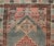 Antique Persian Hamadan Rug With Geometric Medallion in Pink and Blue-Gray For Sale - Image 10 of 13