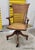 Antique Quartered Oak Edwardian Swivel Office Desk Chair, C1910 For Sale In New York - Image 6 of 10